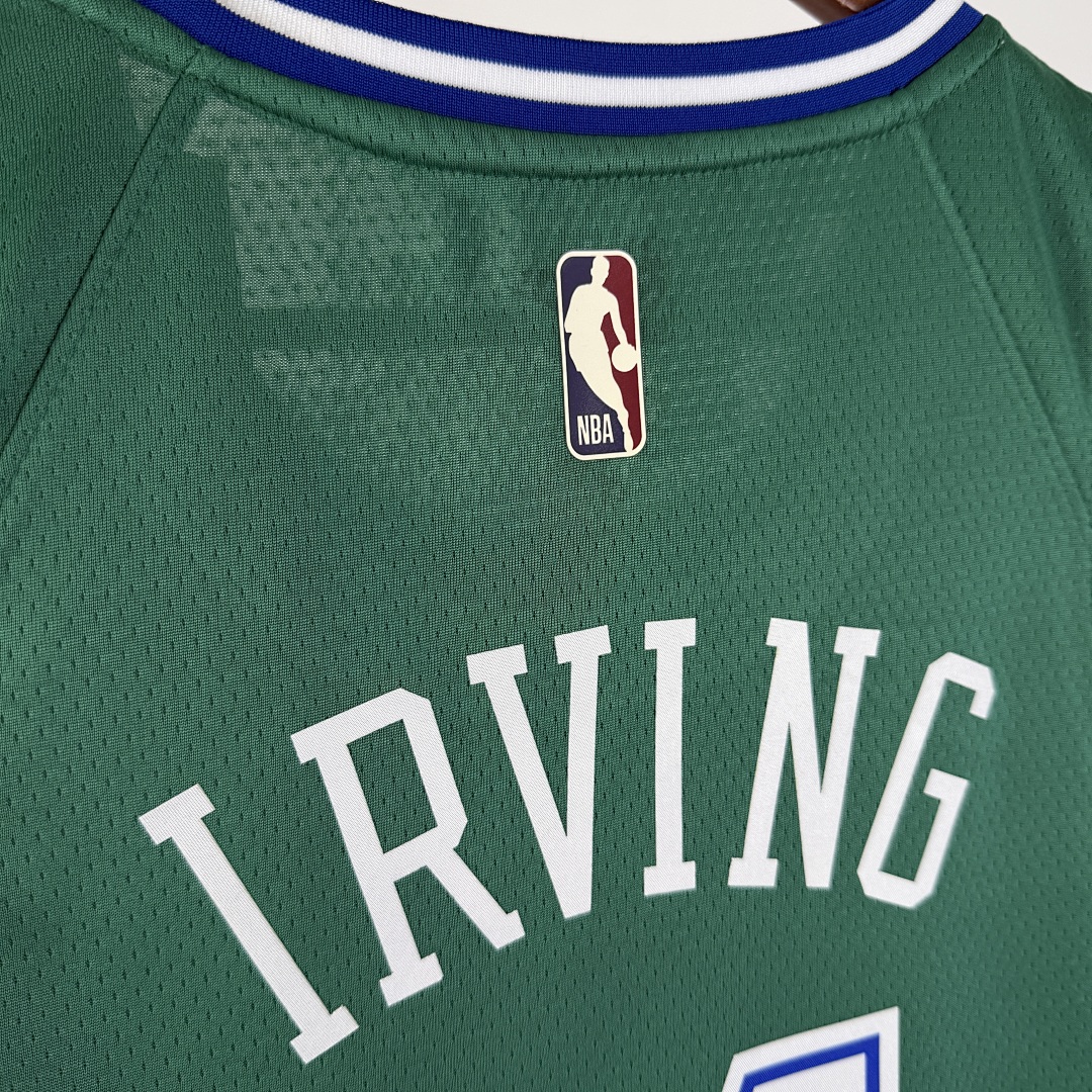 Dallas Mavericks 25/26 Retrô #11 Kyrie Irving Camisa Verde, foto 3
