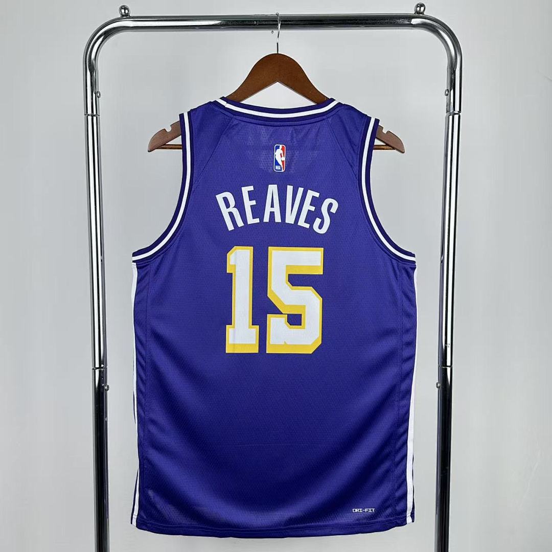 Los Angeles Lakers 25/26 Limited Swingman #15 Austin Reaves Camisa, foto 2