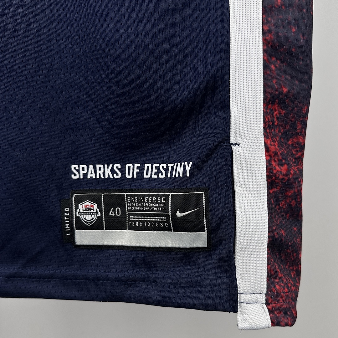 24年奥运会 美国队 藏蓝色 8号 伦纳德, foto 7