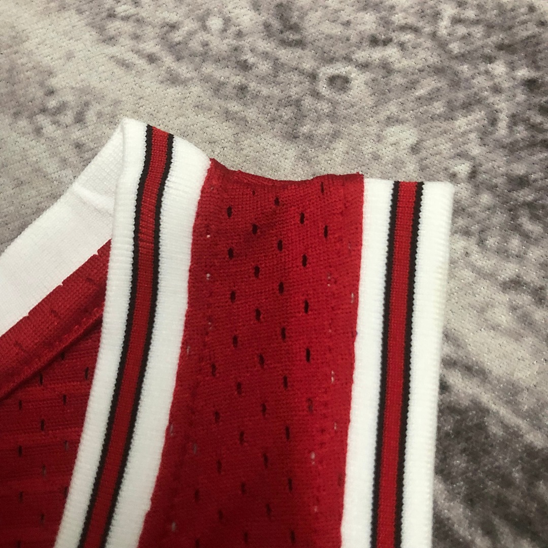 MN女款露脐复古球衣:公牛队 红色 23号 乔丹, foto 16