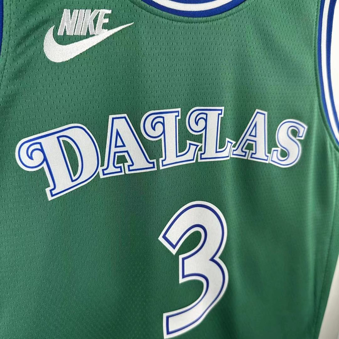 Dallas Mavericks 25/26 Retrô #3 Anthony Davis Camisa Verde, foto 4