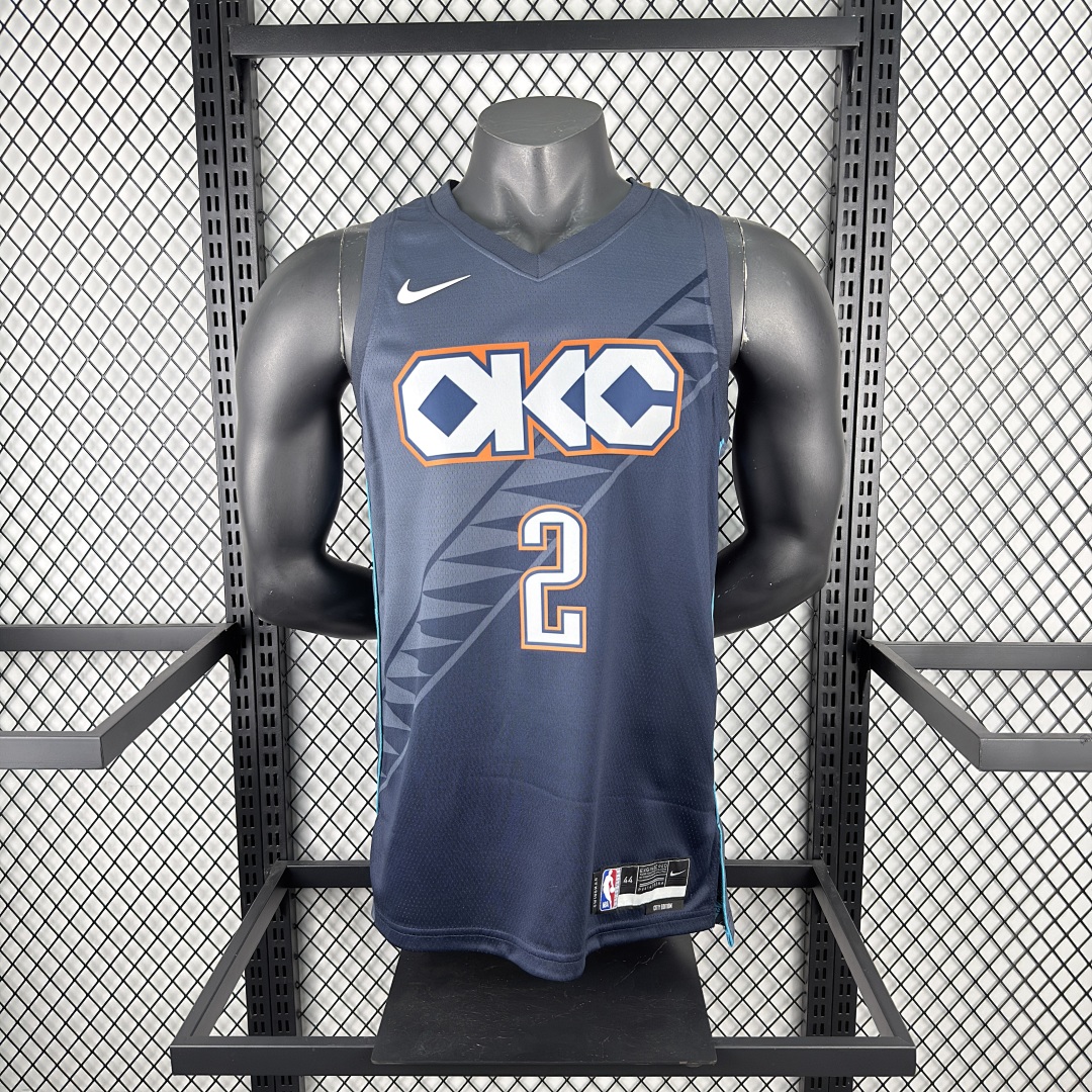 OKC Thunder 25/26 City Edition #2 Shai Gilgeous-Alexander Camisa, foto 4