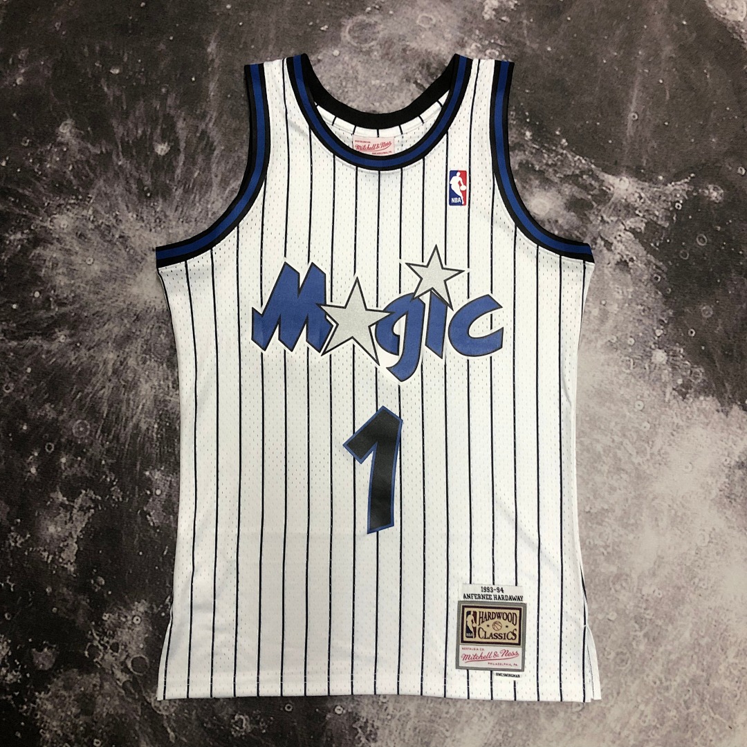 MN热压复古球衣:SW魔术队 94赛季 白色 1号 哈达威, foto 19