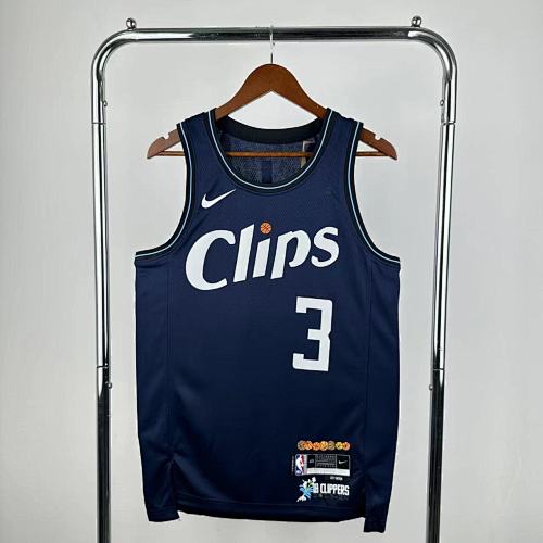 24赛季 快船 城市版 3号 保罗