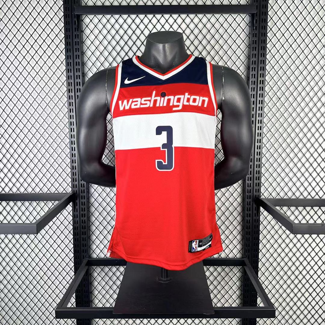Washington Wizards 22/23 #3 Trae Young Camisa Vermelha, foto 2