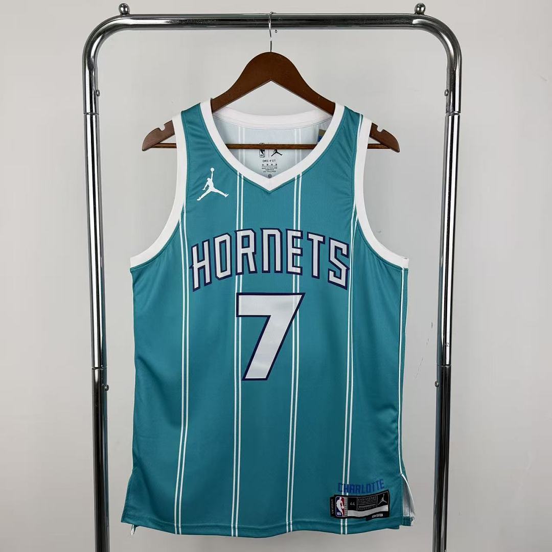 Charlotte Hornets Visitante #7 Camisa Azul, foto 10