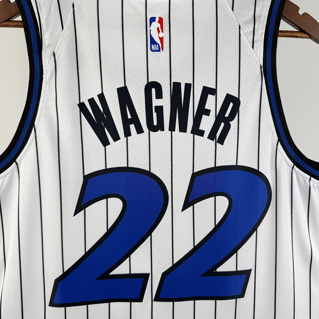 Orlando Magic 25/26 Casa #22 Franz Wagner Camisa Branca, foto 4