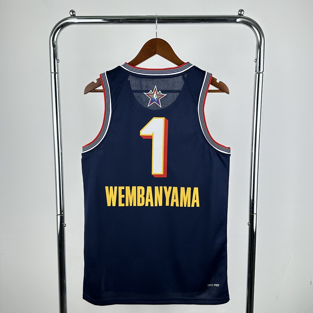 2025 全明星 藏蓝色 1号 文班亚马, foto 12