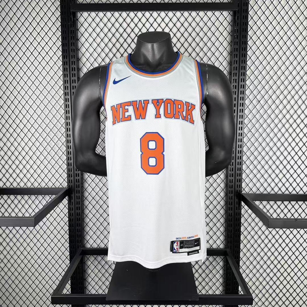 New York Knicks 22/23 #8 Camisa Branca, foto 11