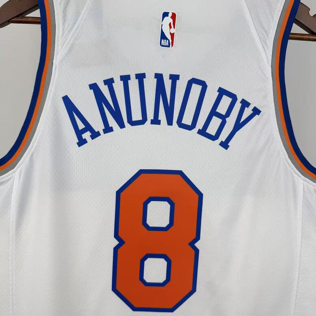 New York Knicks 22/23 #8 Camisa Branca, foto 4
