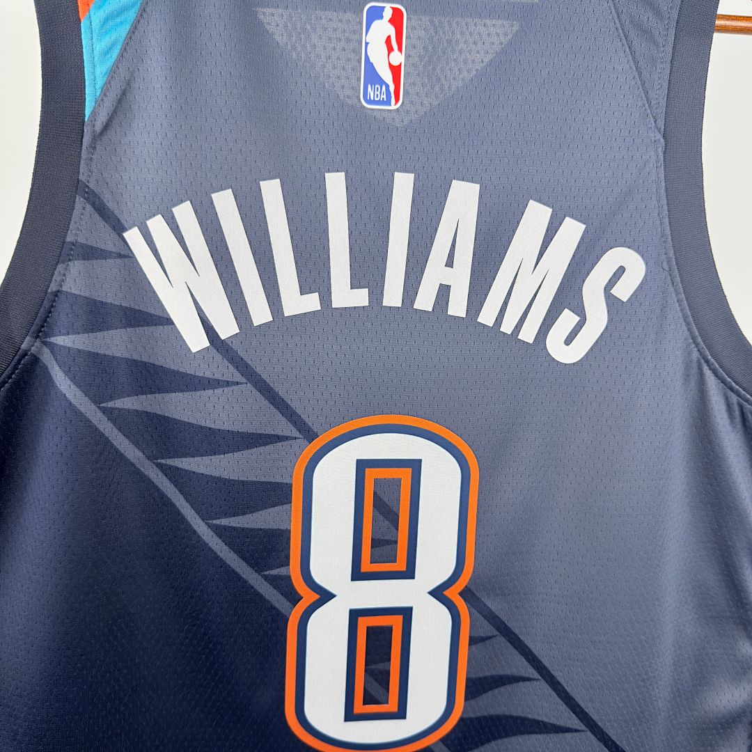 OKC Thunder 25/26 City Edition #8 Jalen Williams Camisa, foto 1