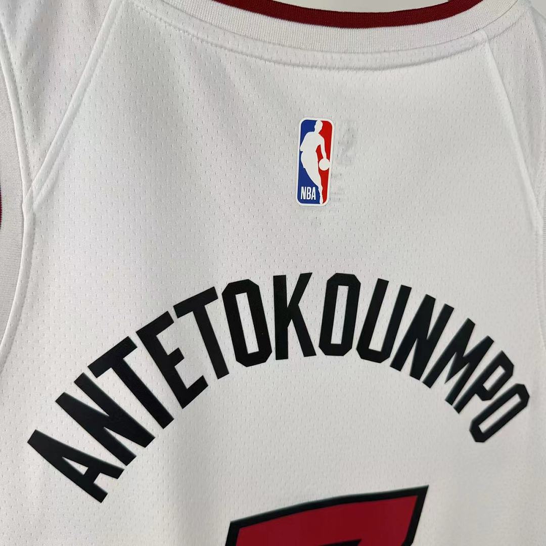 Miami Heat Gola V #7 Giannis Camisa Branca, foto 4