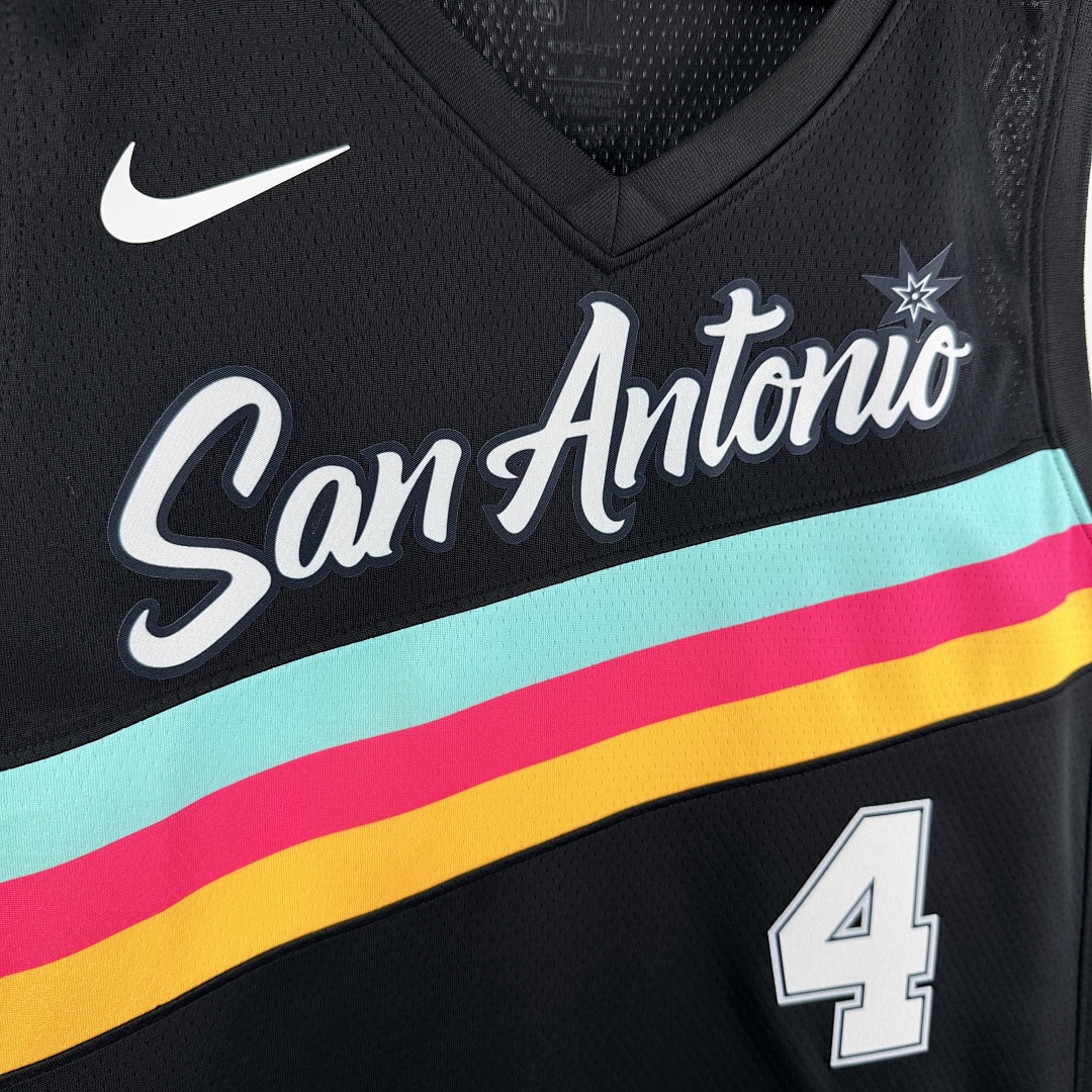 San Antonio Spurs 25/26 City Edition #4 Camisa, foto 8