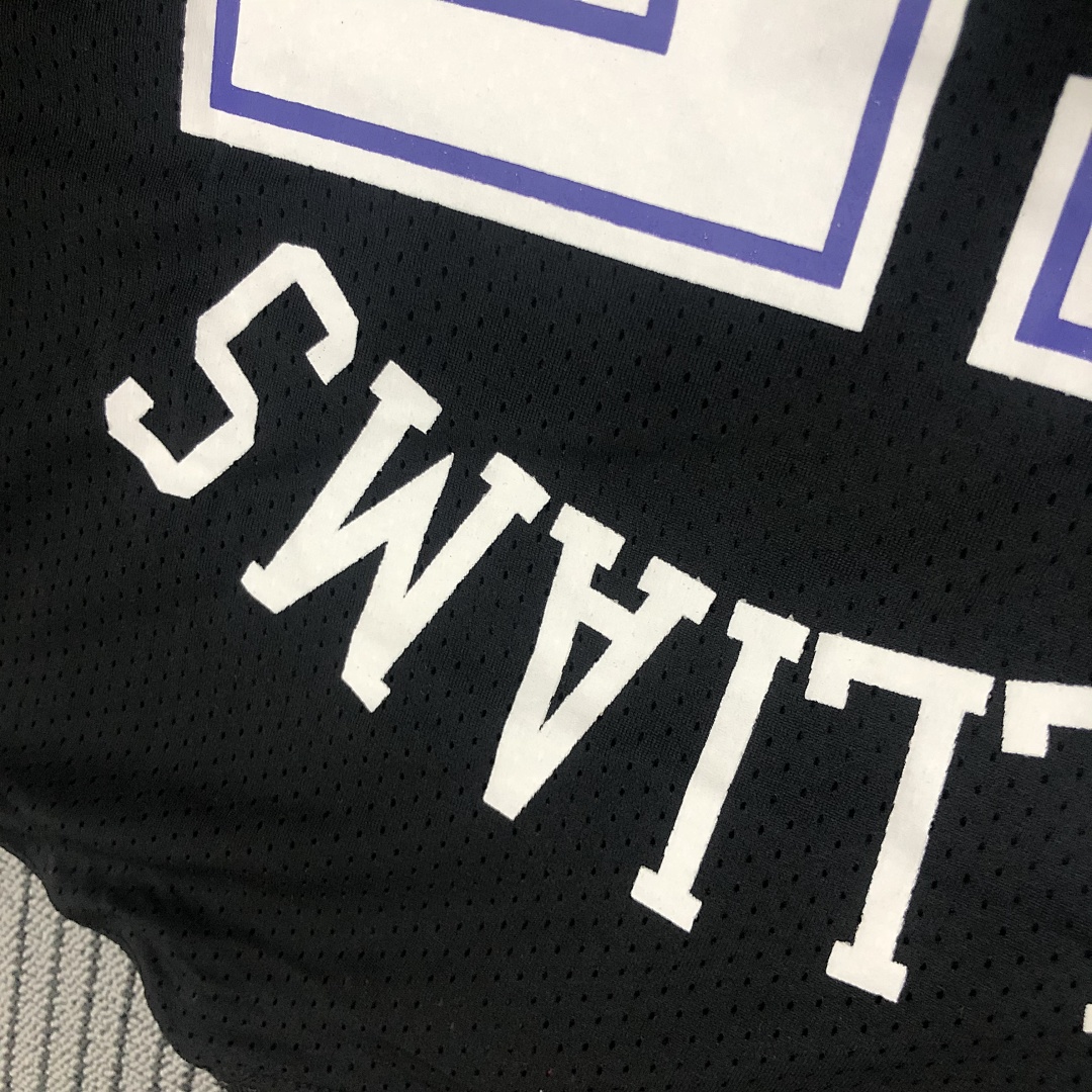 Mitchellness 国王队55号 白巧克力 威廉姆斯 复古网眼短袖, foto 5
