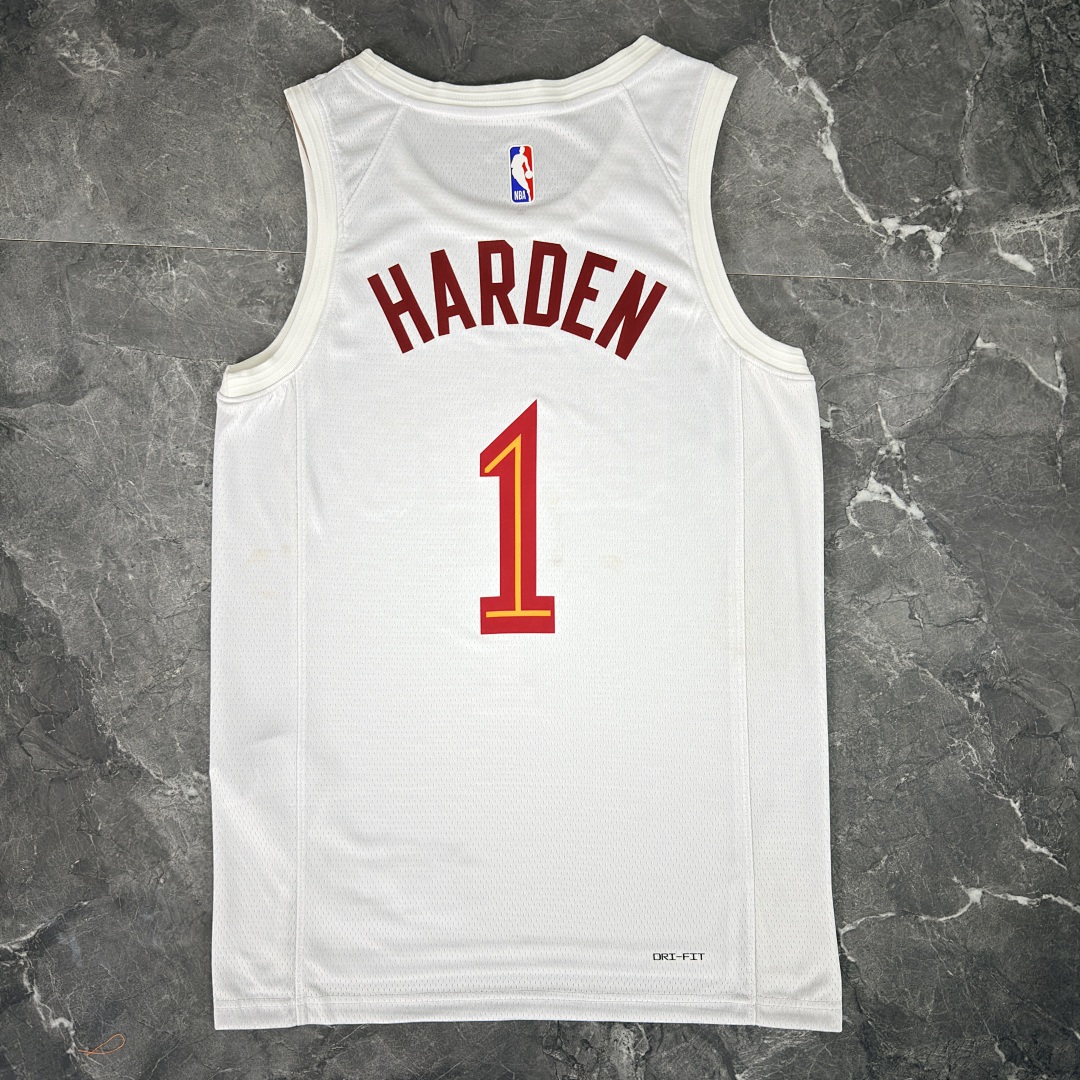 Cleveland Cavaliers 22/23 #1 James Harden Camisa Branca, foto 10