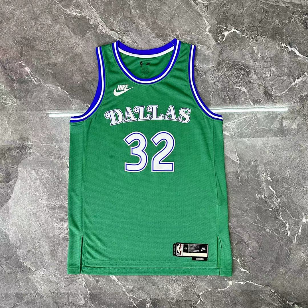 Dallas Mavericks 25/26 Retrô #32 Cooper Flagg Camisa Verde, foto 10