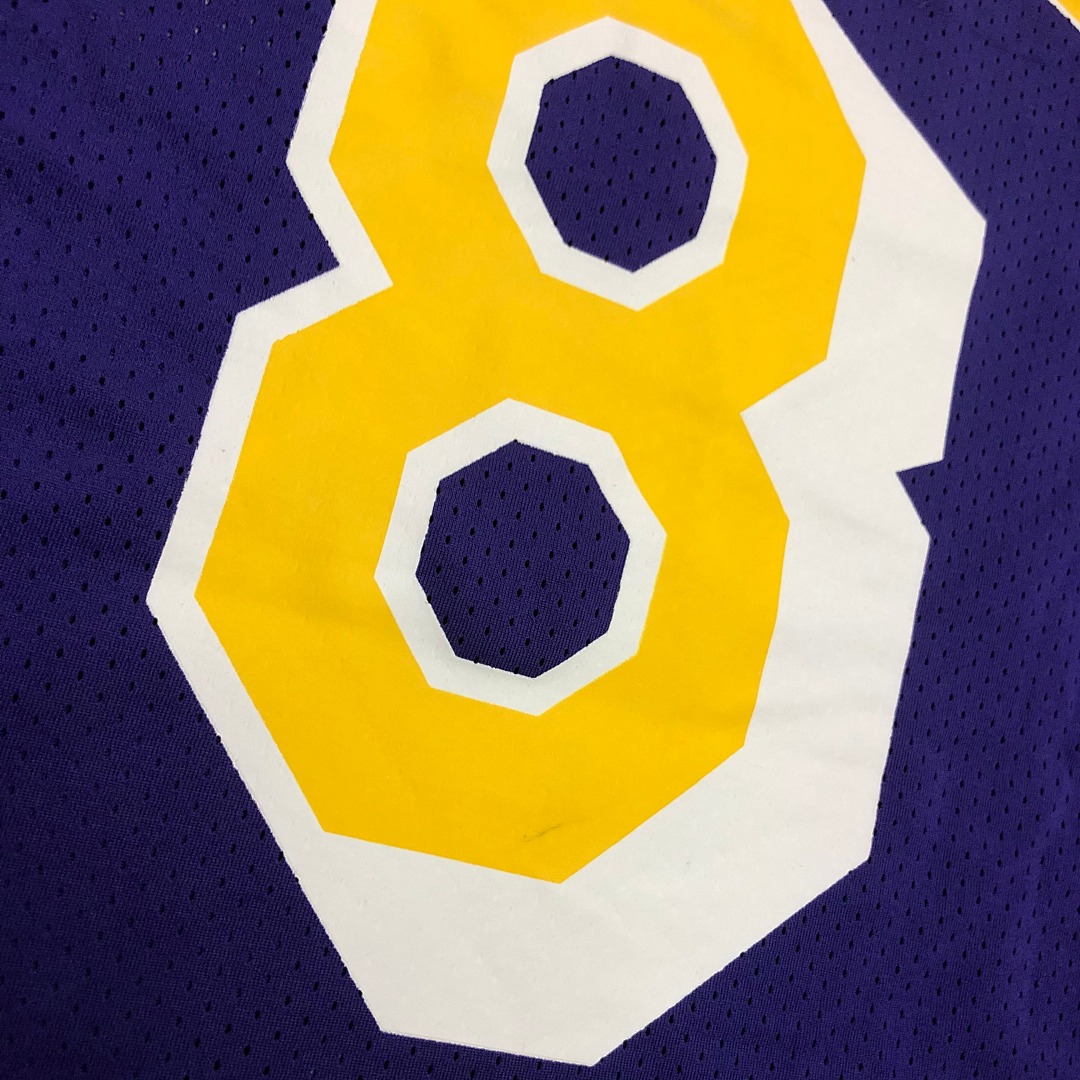 Mitchellness 湖人队 紫色 8号 科比 复古网眼短袖, foto 7
