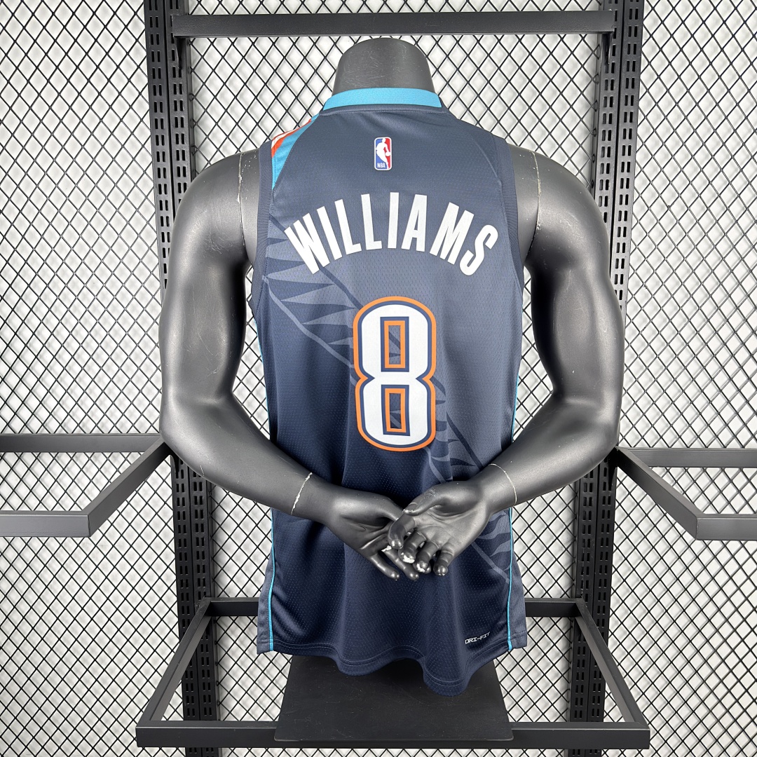 OKC Thunder 25/26 City Edition #8 Jalen Williams Camisa, foto 5