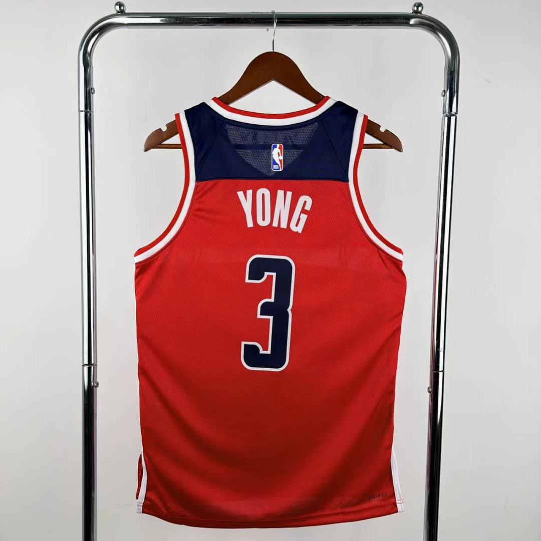 Washington Wizards 22/23 #3 Trae Young Camisa Vermelha, foto 10