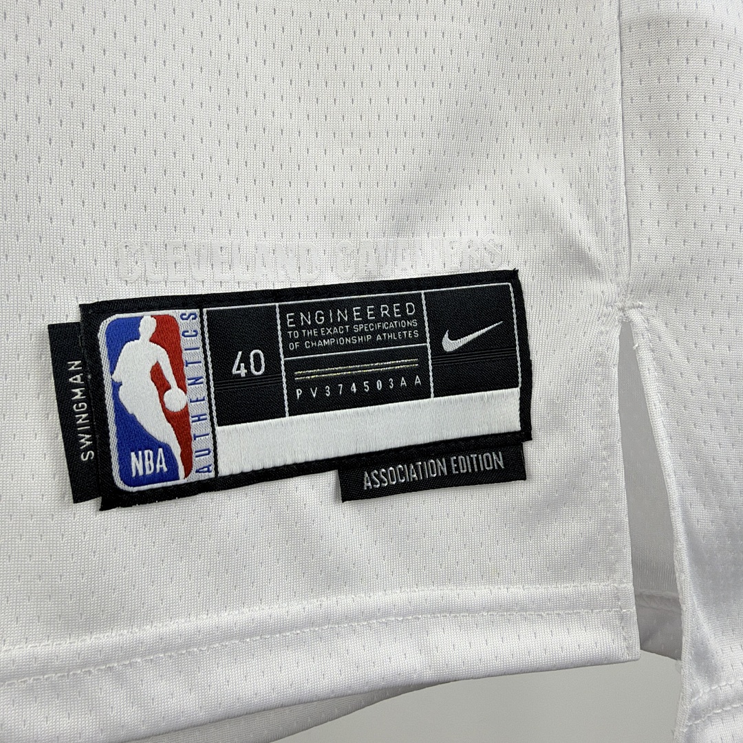 Cleveland Cavaliers 22/23 #1 James Harden Camisa Branca, foto 7
