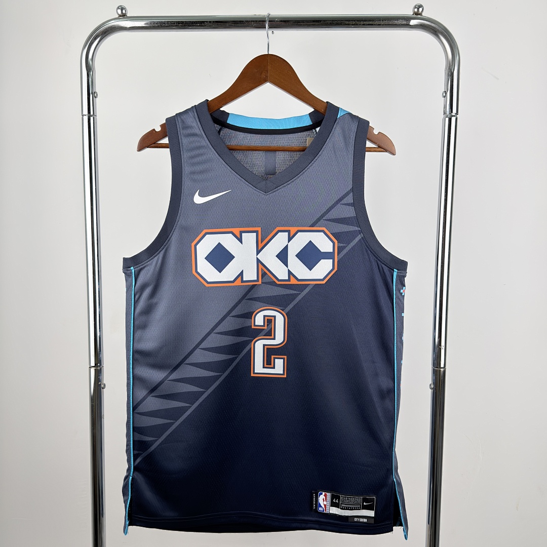 OKC Thunder 25/26 City Edition #2 Shai Gilgeous-Alexander Camisa, foto 11