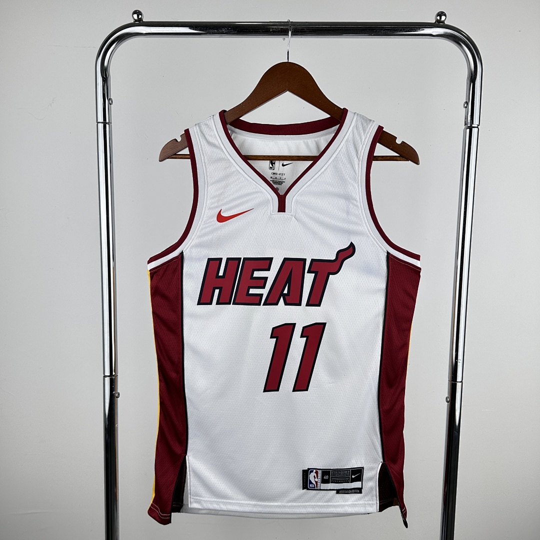 热火队 V领 主场 白色 11号 哈克斯, foto 1