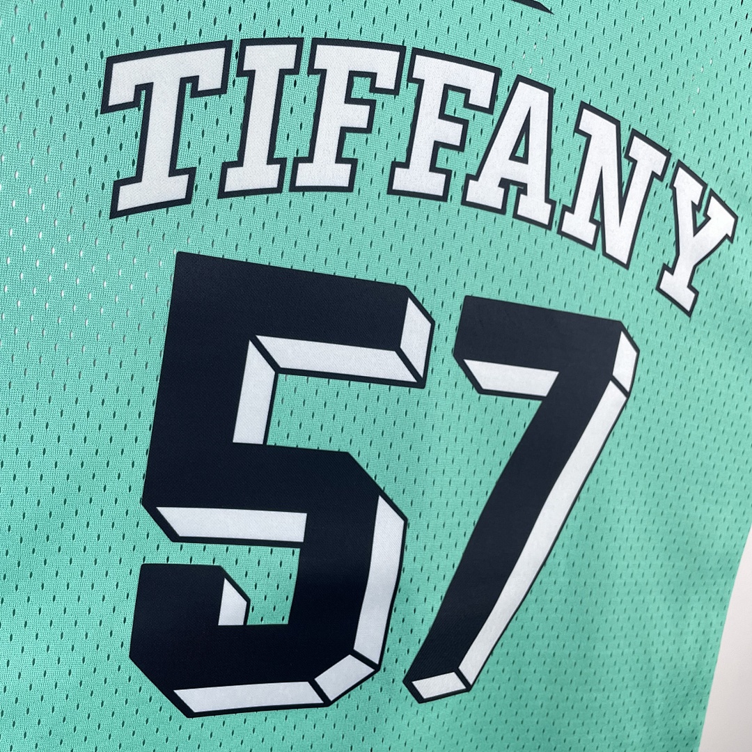 MN热压复古球衣: 提夫尼 x Mitchell & Ness x Spalding 联名系列球衣, foto 1