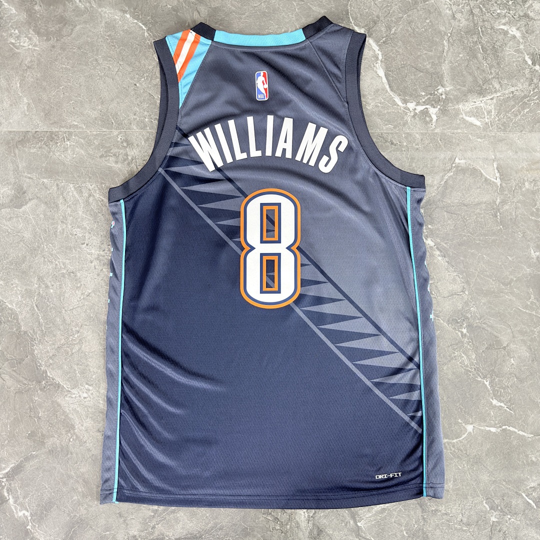 OKC Thunder 25/26 City Edition #8 Jalen Williams Camisa, foto 9