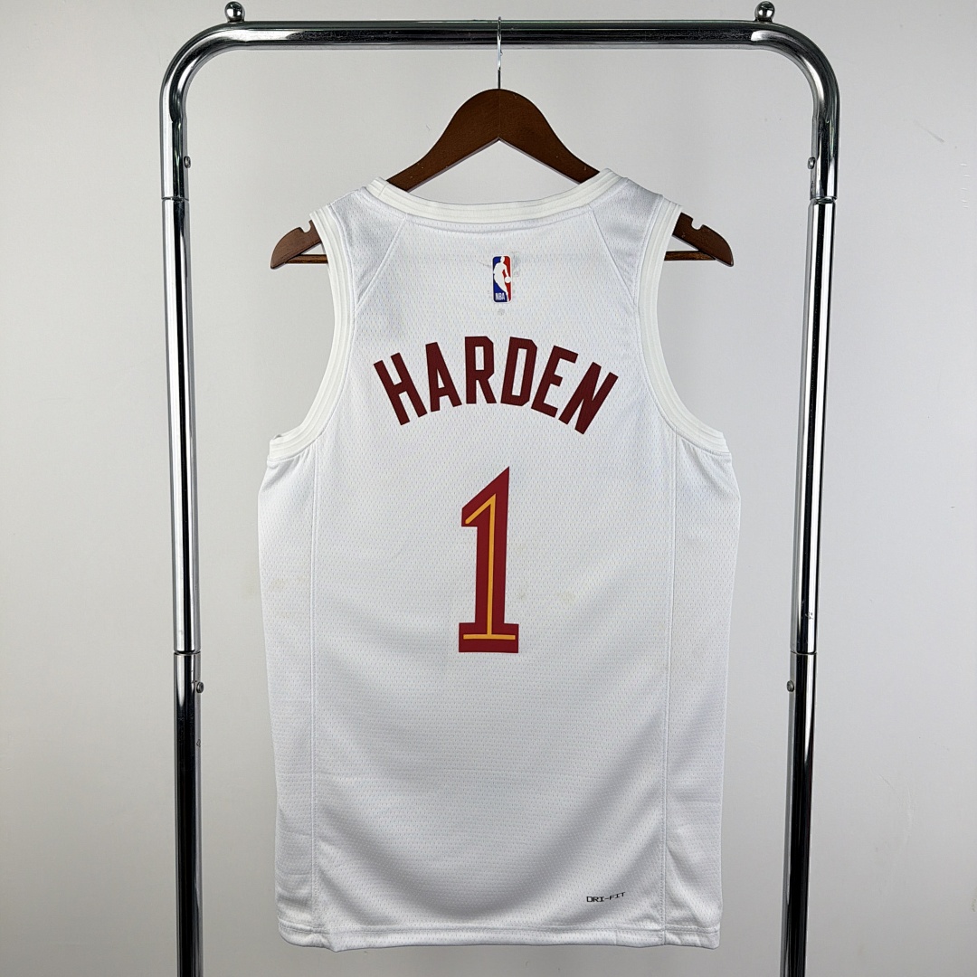 Cleveland Cavaliers 22/23 #1 James Harden Camisa Branca, foto 12