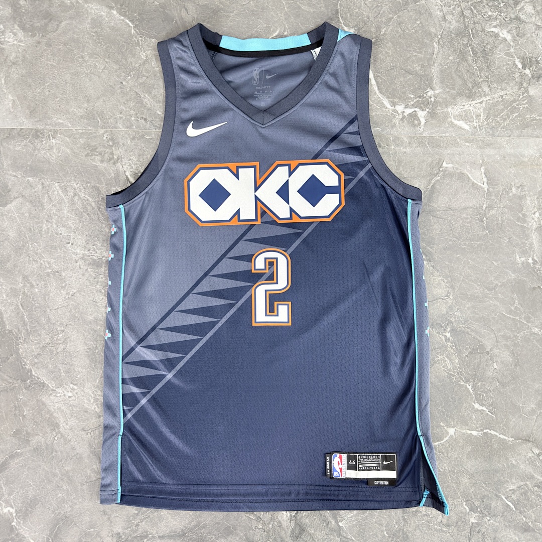 OKC Thunder 25/26 City Edition #2 Shai Gilgeous-Alexander Camisa, foto 9