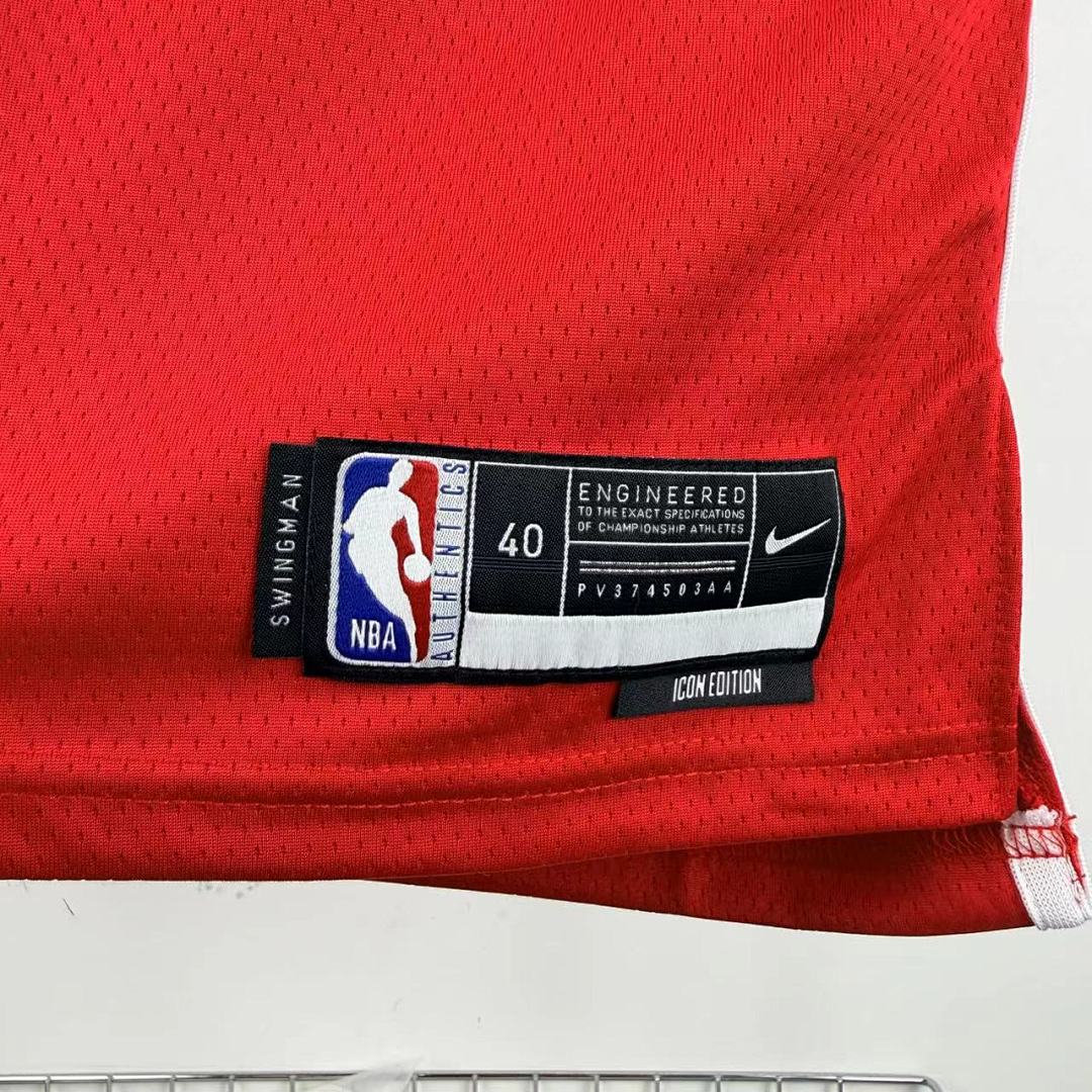 Washington Wizards 22/23 #3 Trae Young Camisa Vermelha, foto 6