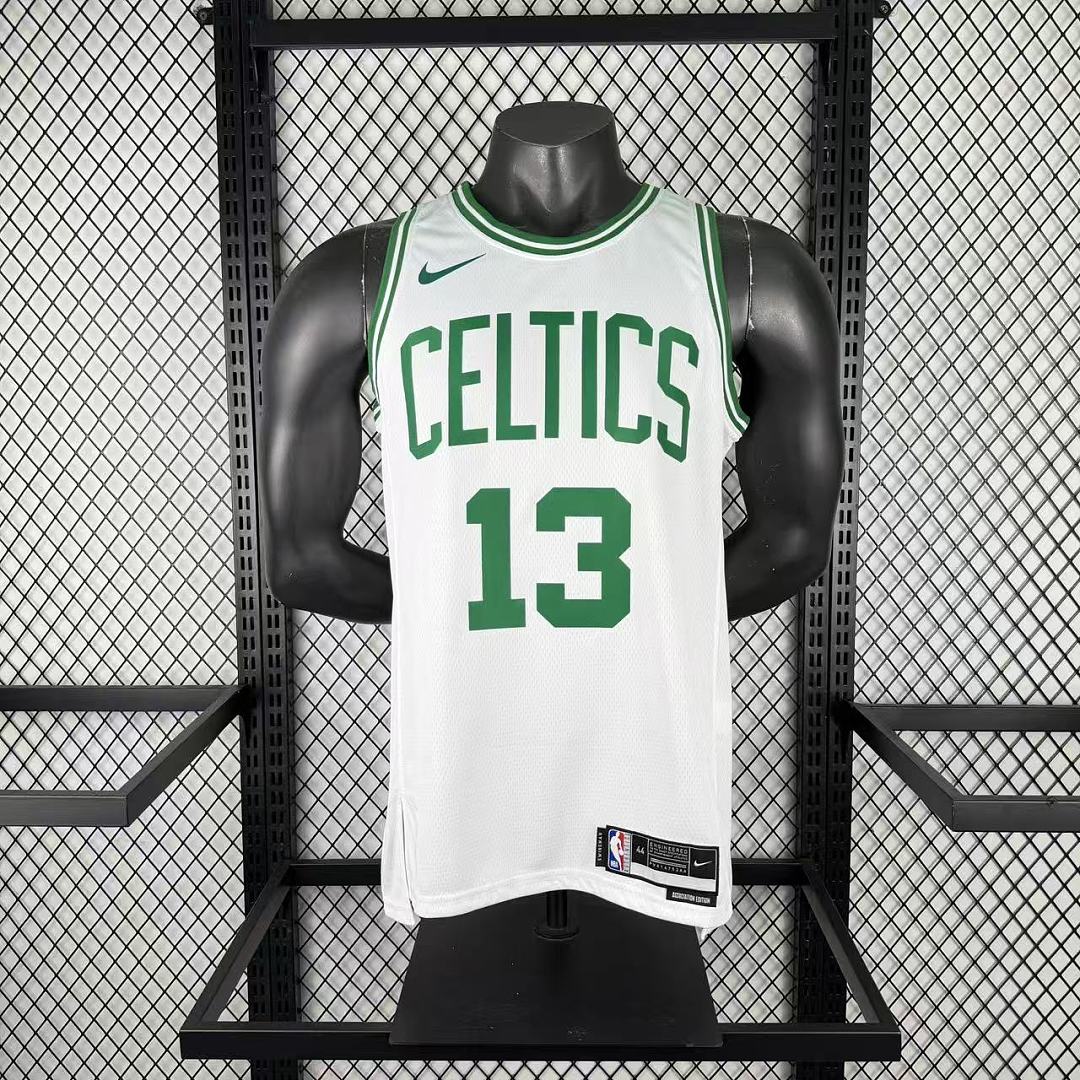 Boston Celtics Casa #13 Paul George Camisa Branca, foto 1