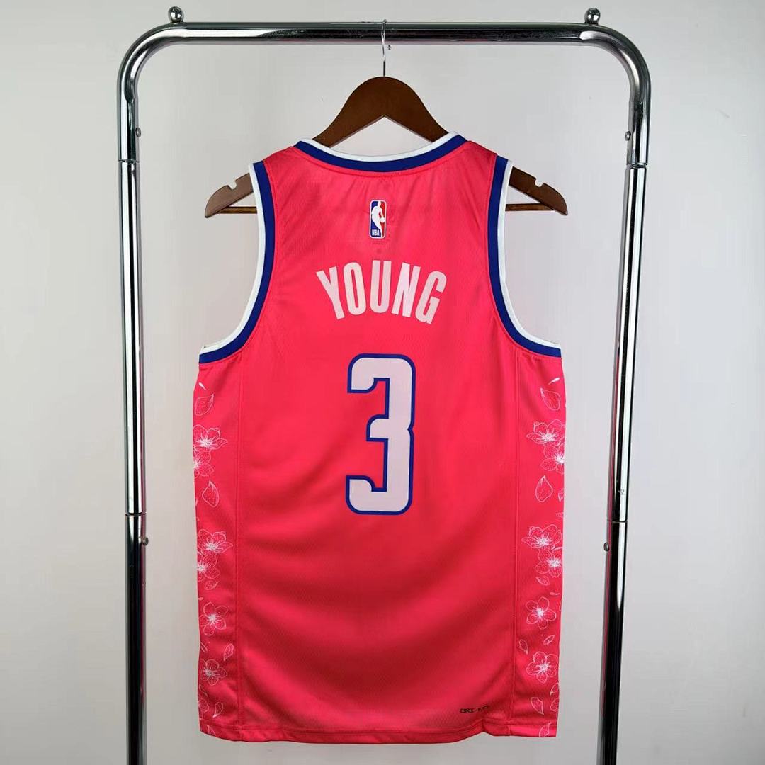 Washington Wizards 22/23 City Edition #3 Trae Young Camisa, foto 11