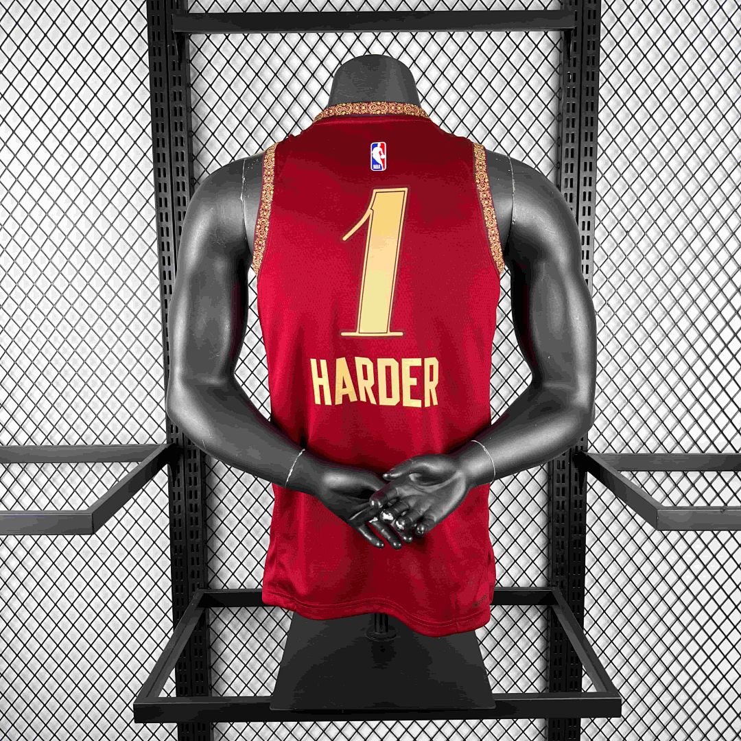 Cleveland Cavaliers 23/24 City Edition #1 James Harden Camisa, foto 4