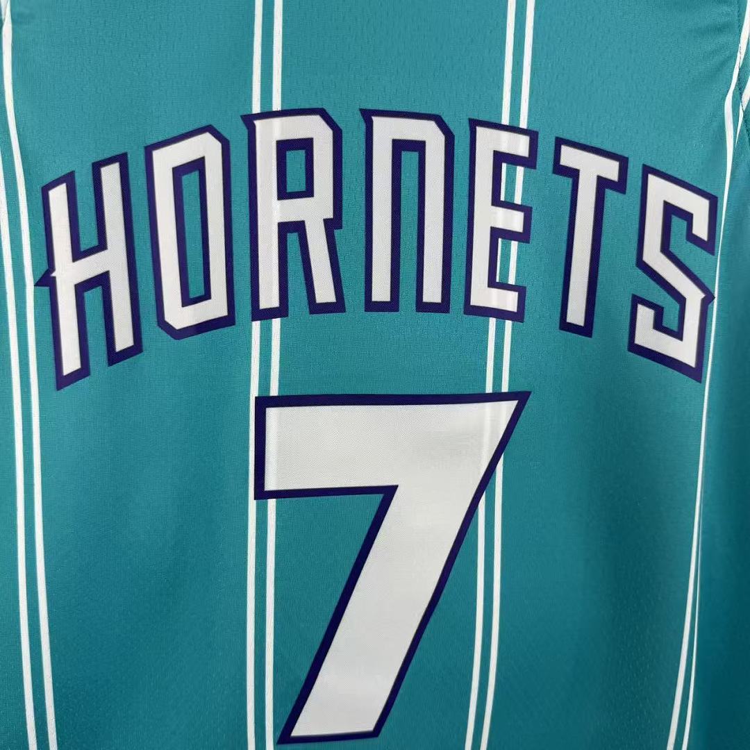 Charlotte Hornets Visitante #7 Camisa Azul, foto 4
