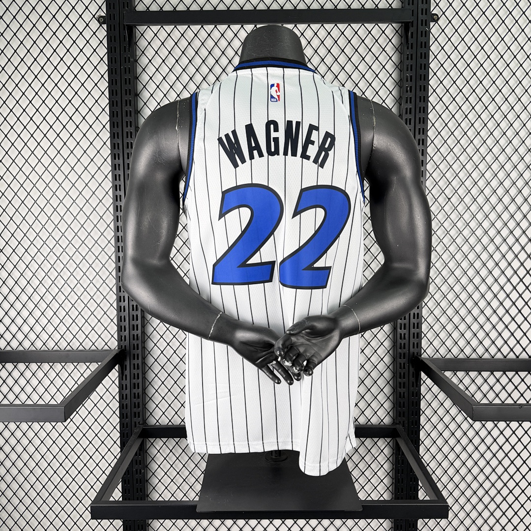 Orlando Magic 25/26 Casa #22 Franz Wagner Camisa Branca, foto 2