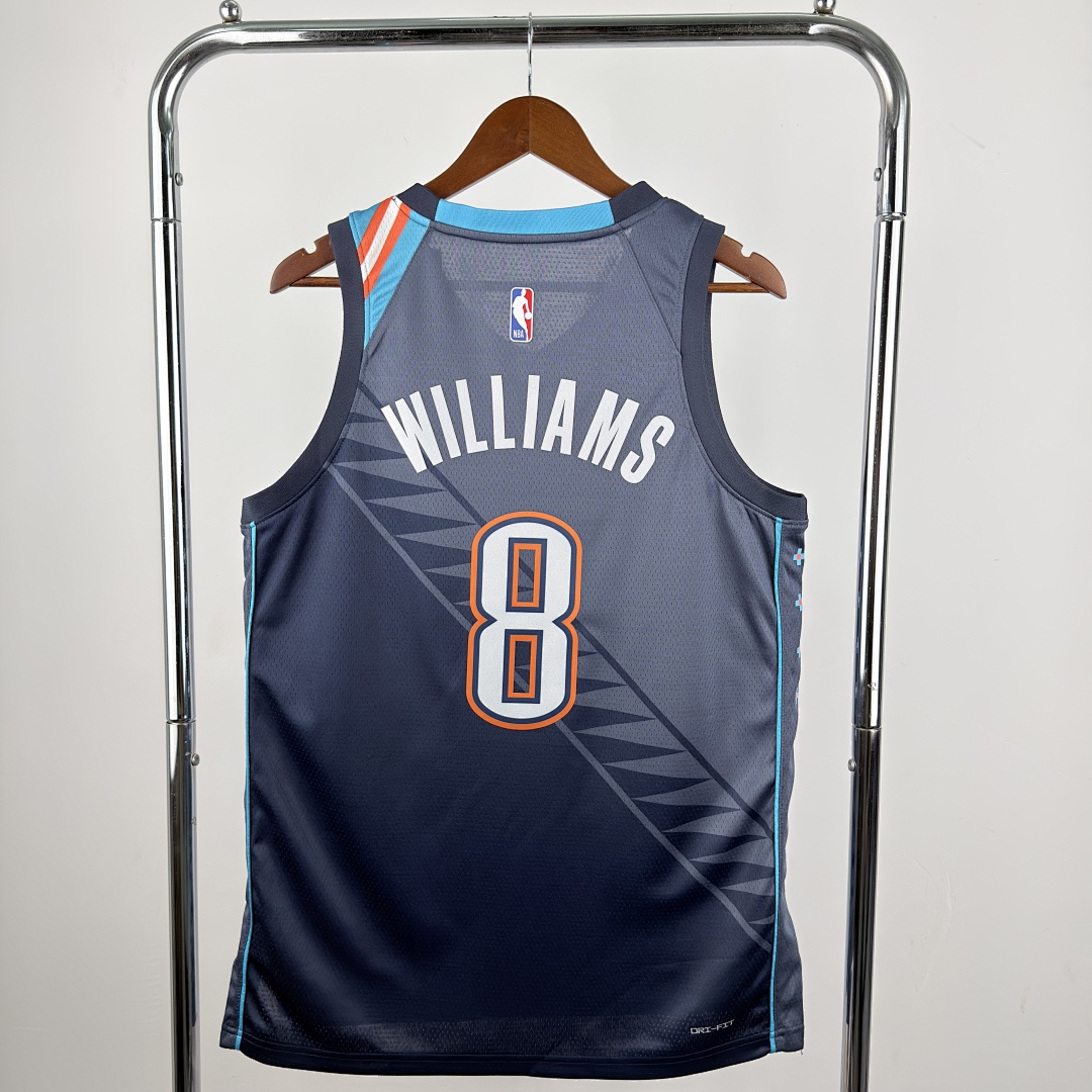 OKC Thunder 25/26 City Edition #8 Jalen Williams Camisa, foto 11