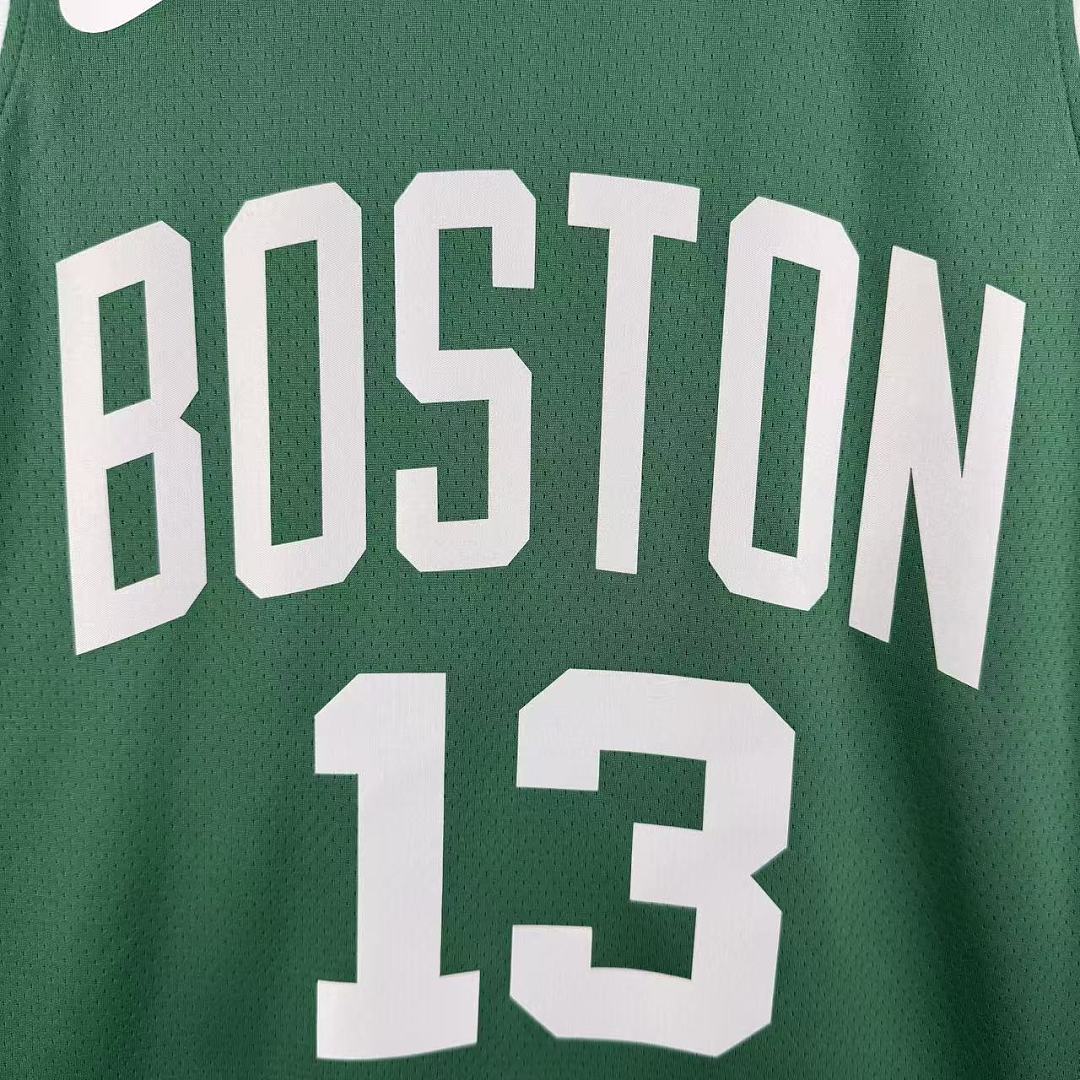 Boston Celtics Casa #13 Paul George Camisa Verde, foto 7