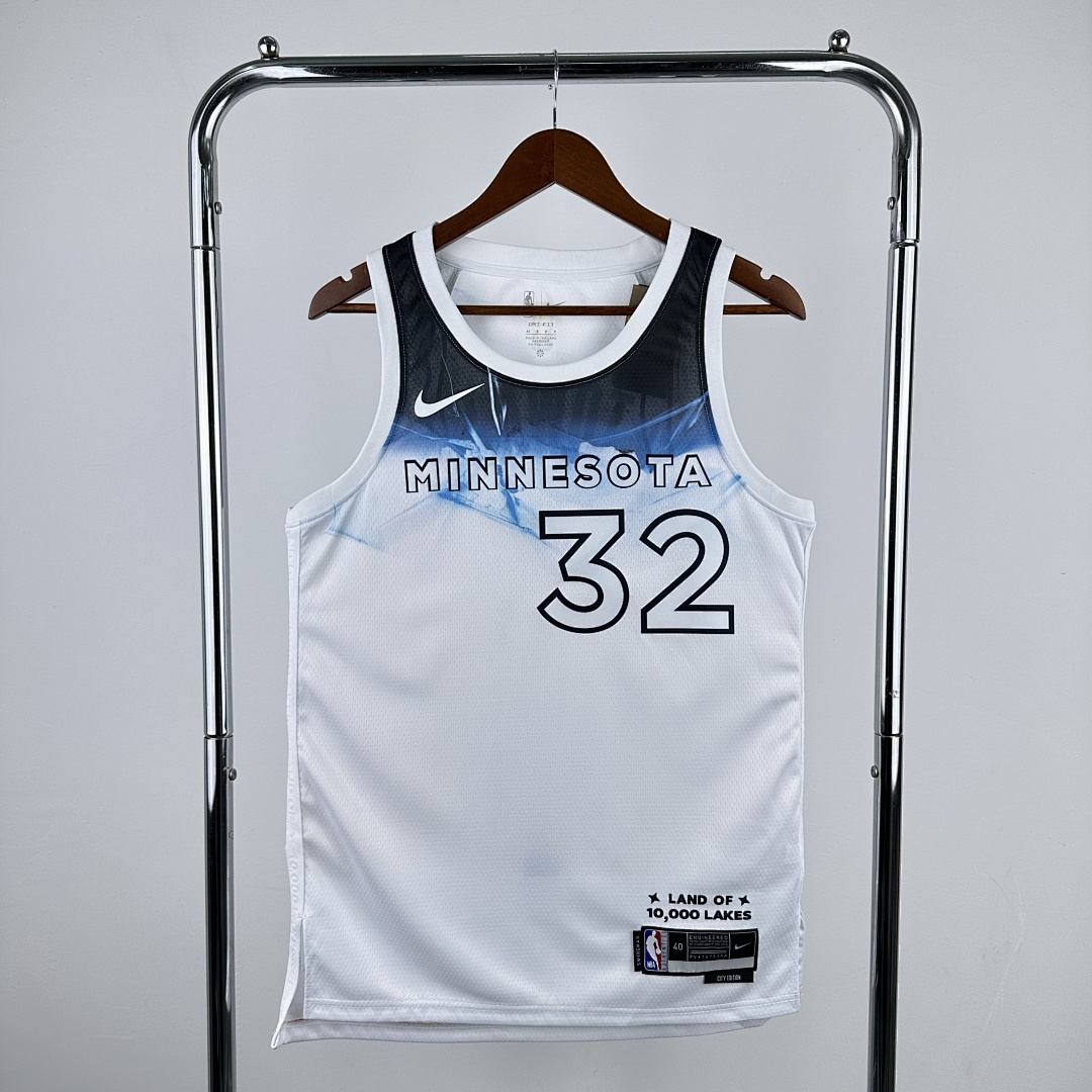 25赛季 森林狼队 城市版 32号 唐斯, foto 11