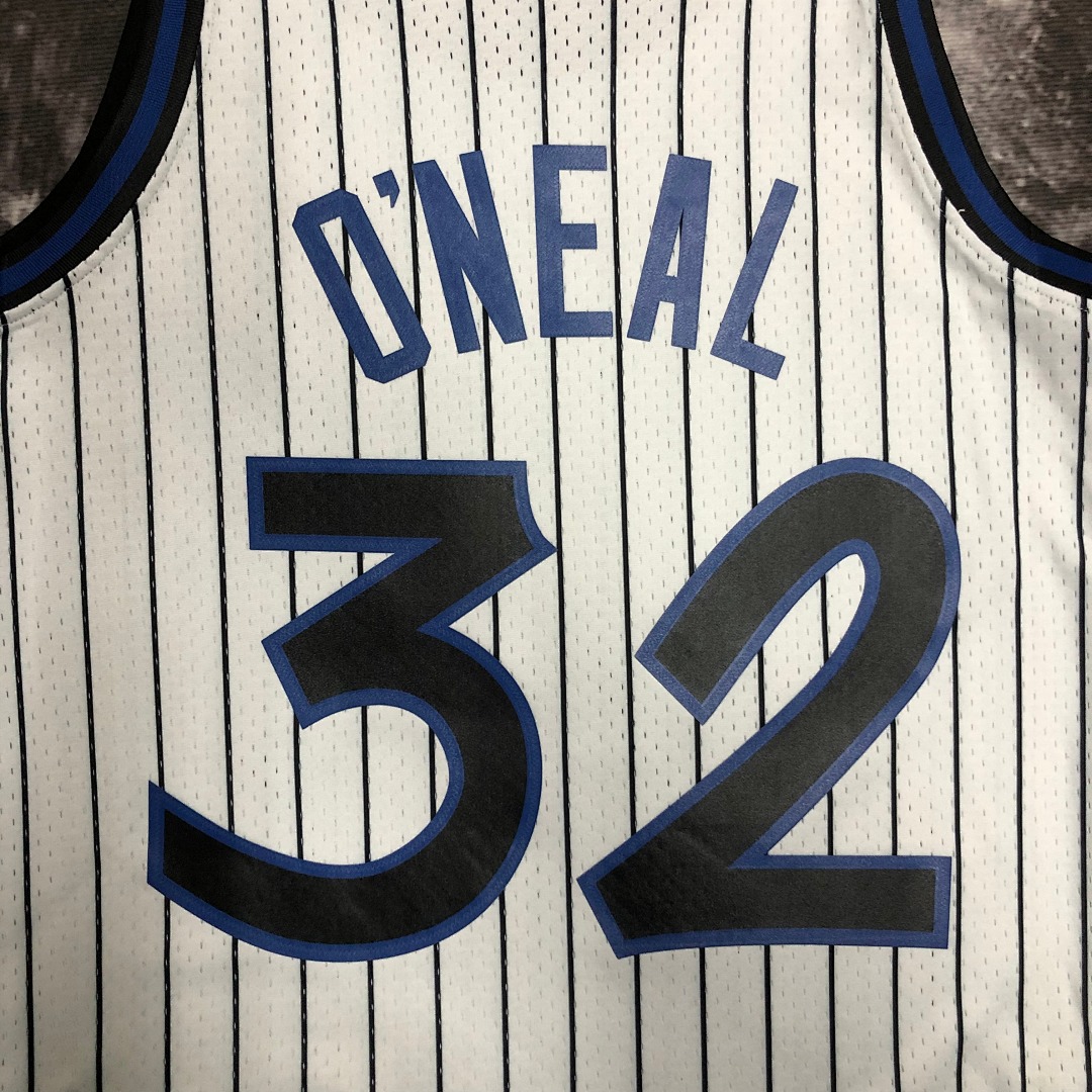 MN热压复古球衣:SW魔术队 94赛季 白色 32号 奥尼尔, foto 8