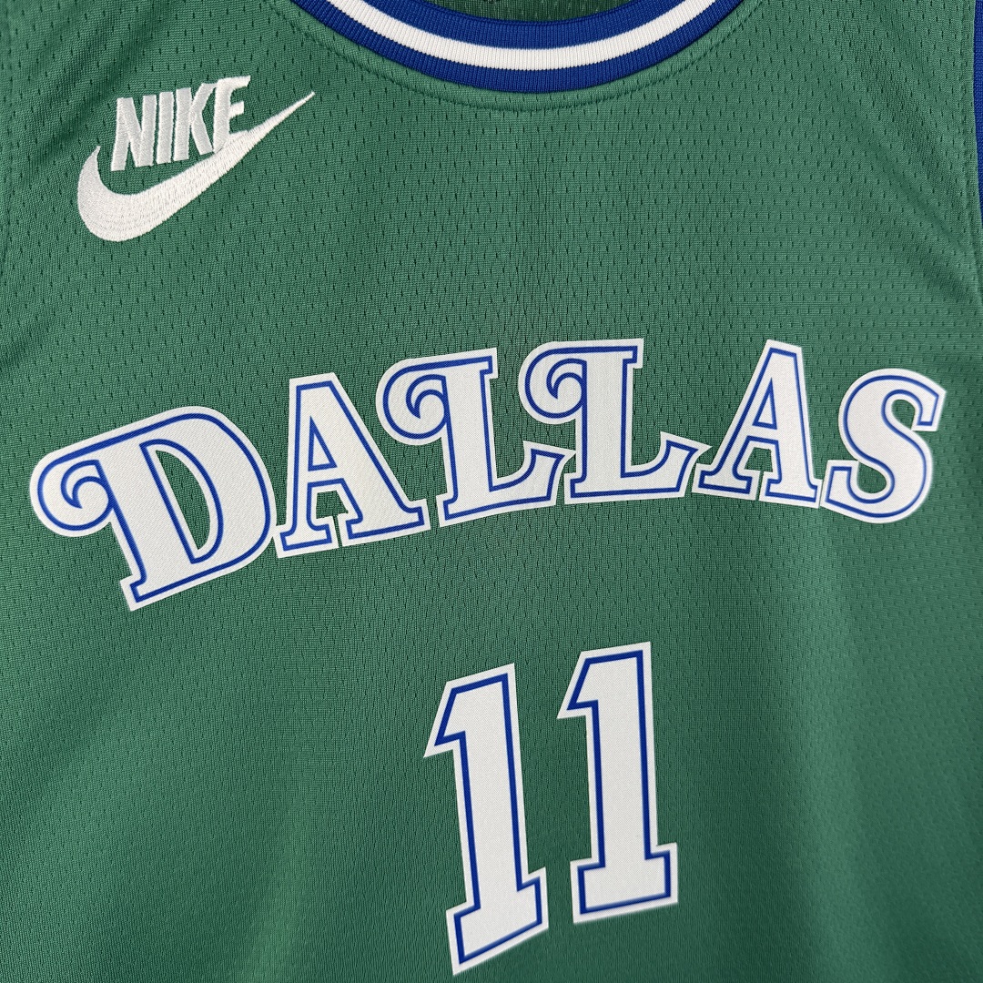 Dallas Mavericks 25/26 Retrô #11 Kyrie Irving Camisa Verde, foto 5