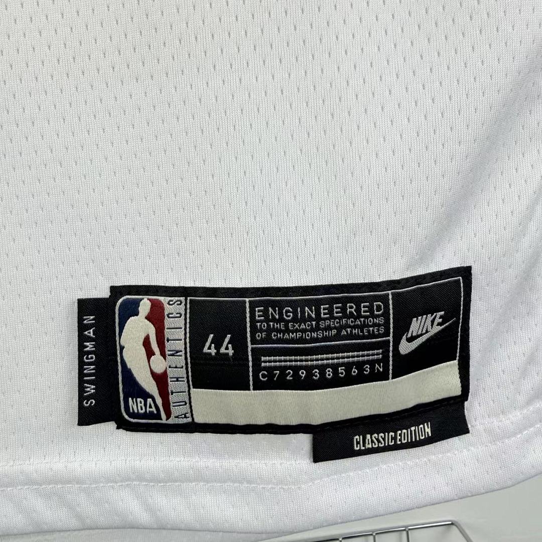 Philadelphia 76ers 25/26 Retrô #8 Paul George Camisa Branca, foto 6
