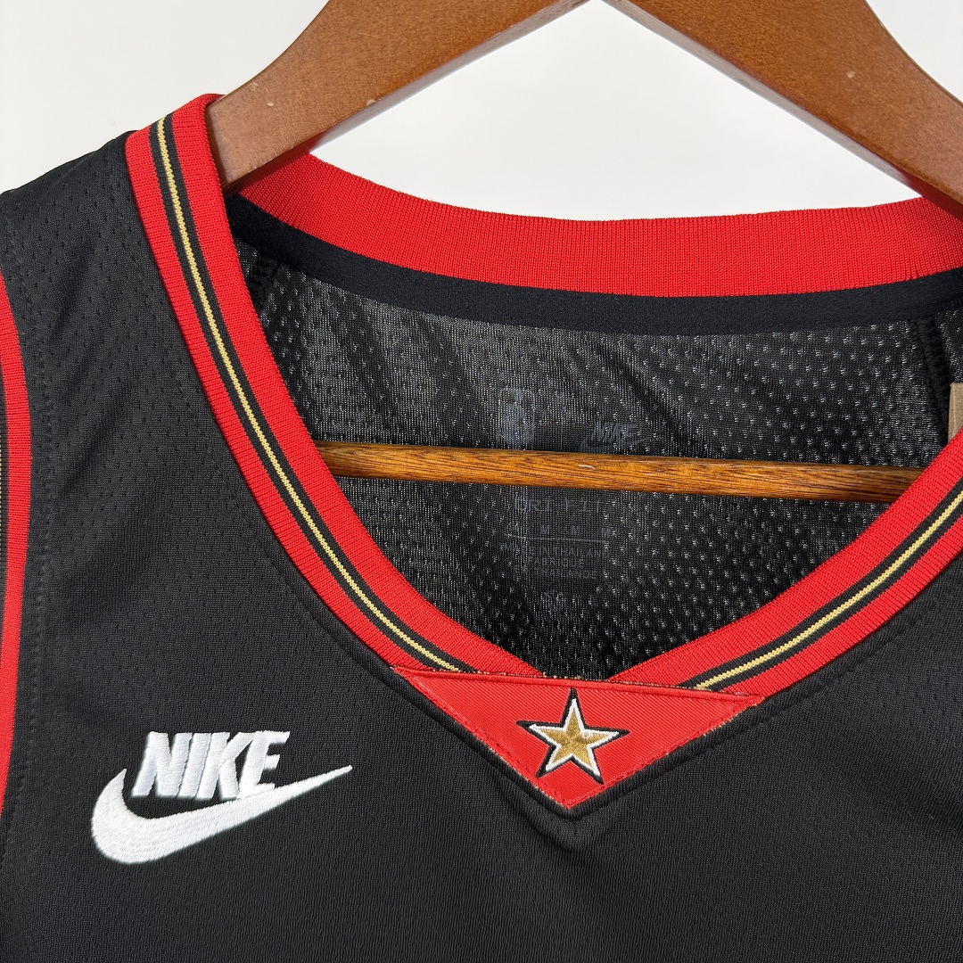 Philadelphia 76ers 25/26 Retrô #23 LeBron James Camisa Preta, foto 6