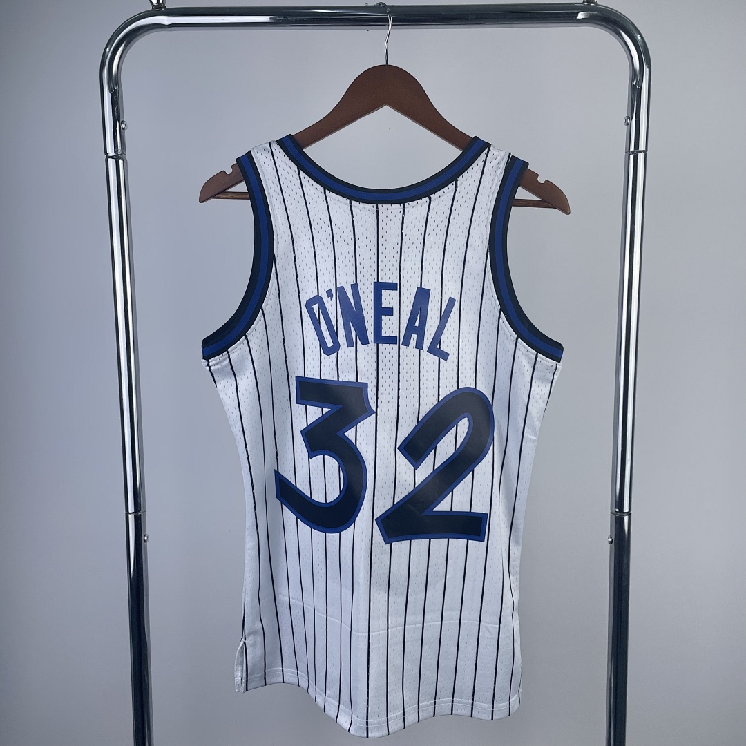 MN热压复古球衣:SW魔术队 94赛季 白色 32号 奥尼尔, foto 1