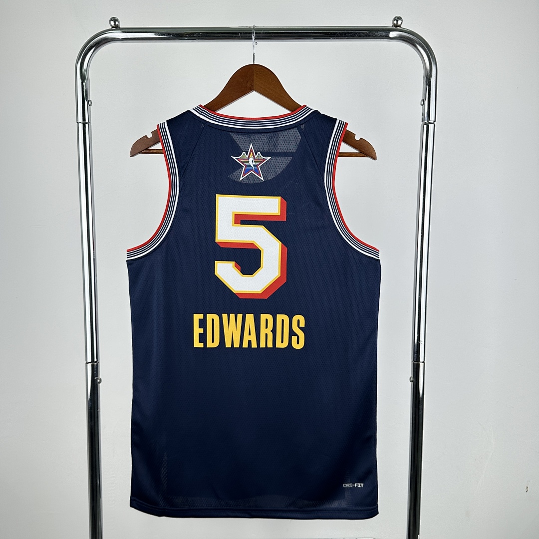 2025 全明星 藏蓝色 5号 爱德华兹, foto 13