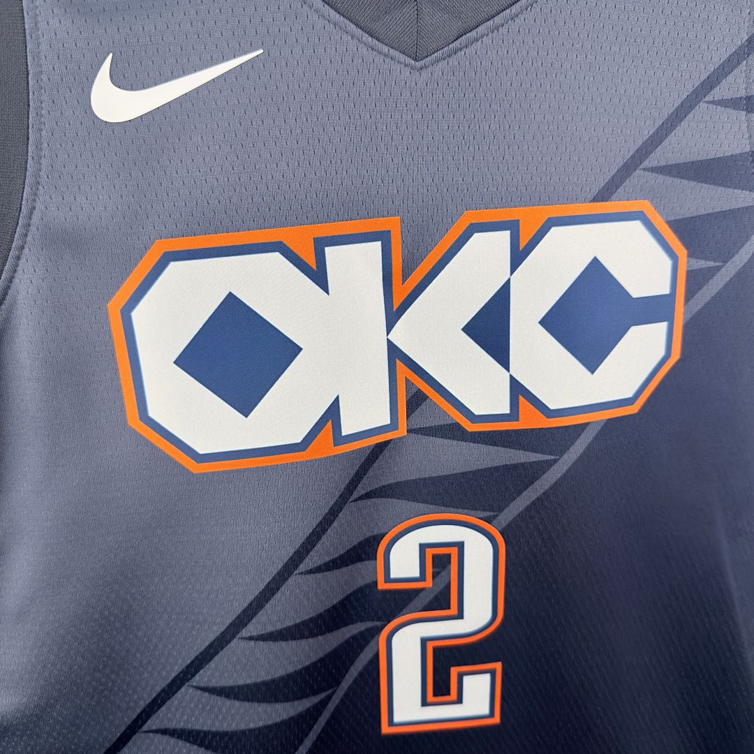 OKC Thunder 25/26 City Edition #2 Shai Gilgeous-Alexander Camisa, foto 2