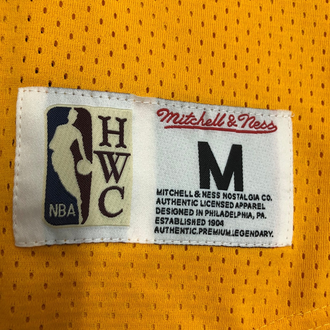 Mitchellness 湖人队 黄色 34号 奥尼尔 复古网眼短袖, foto 9
