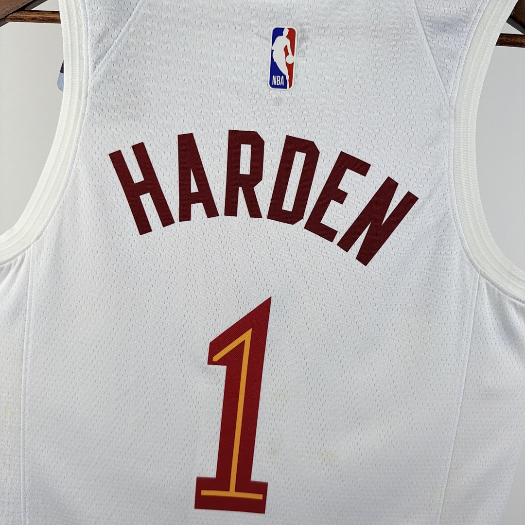 Cleveland Cavaliers 22/23 #1 James Harden Camisa Branca, foto 6