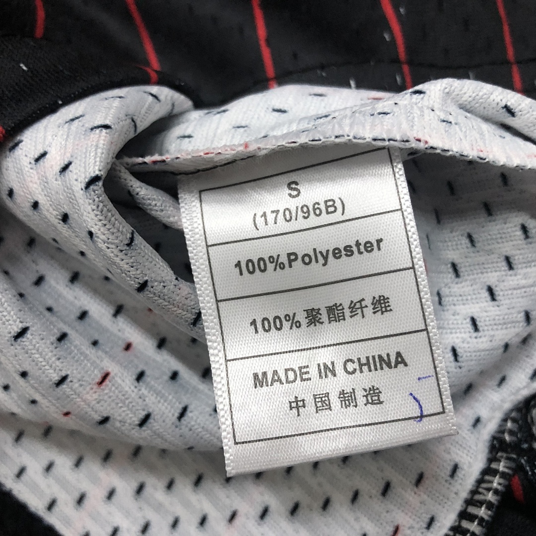 MN热压复古球衣:SW公牛队96赛季黑条纹91号 罗德曼, foto 12