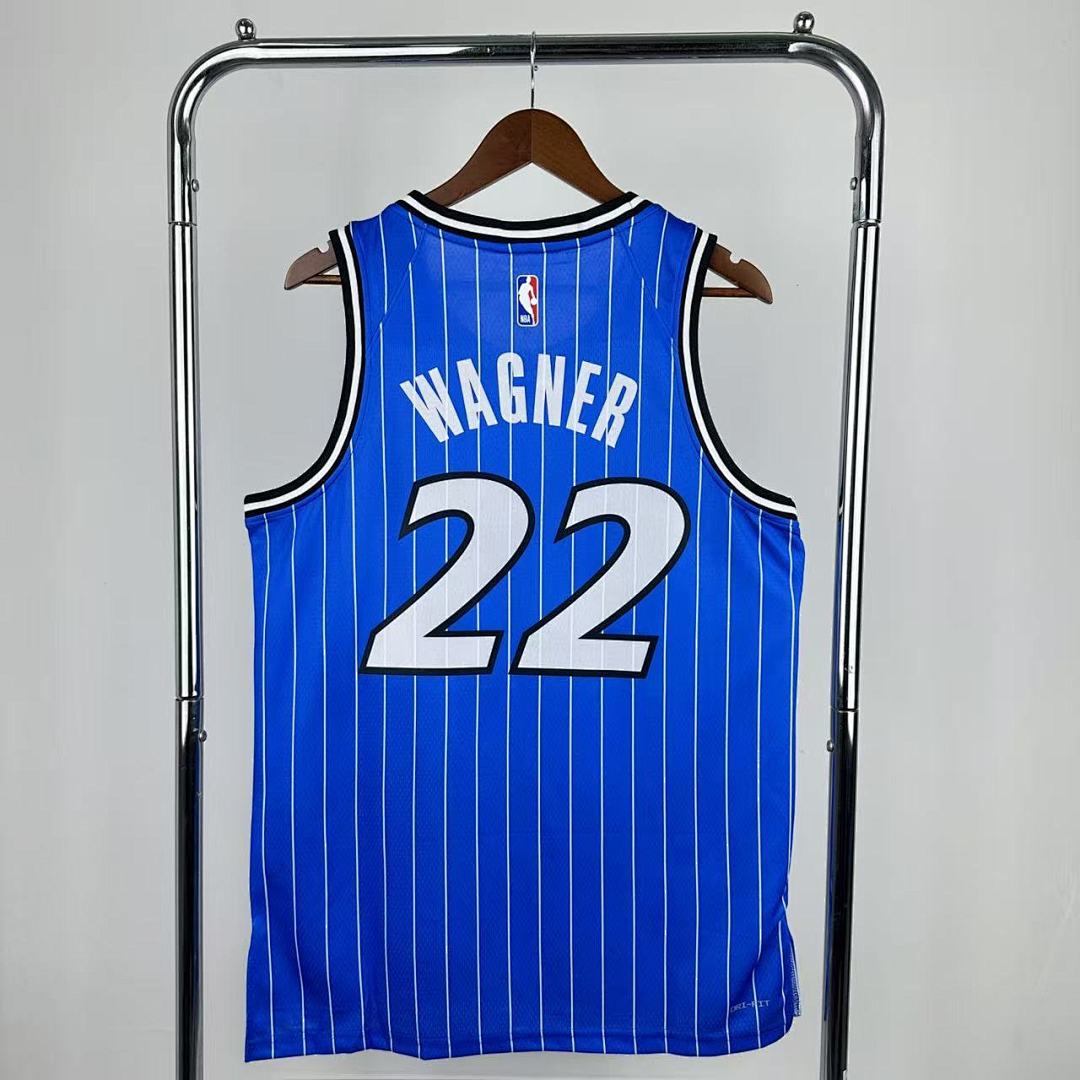 Orlando Magic 25/26 Casa #22 Franz Wagner Camisa Azul, foto 2